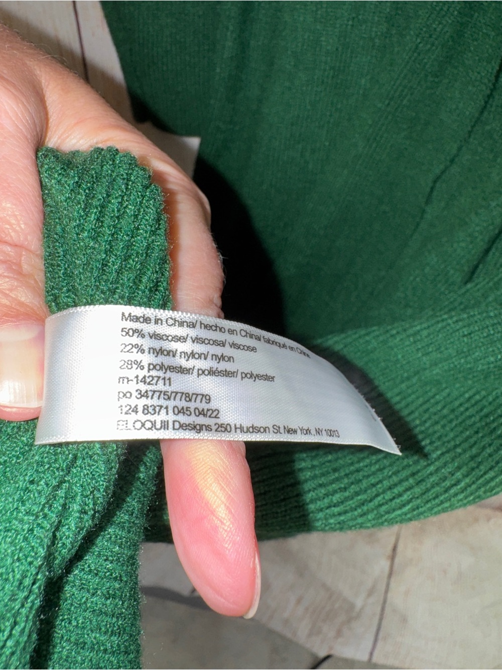 Eloquii Emerald Green Knit Tie-Front Sweater Midi Dress- Sz 14/16 - Picture 5 of 8